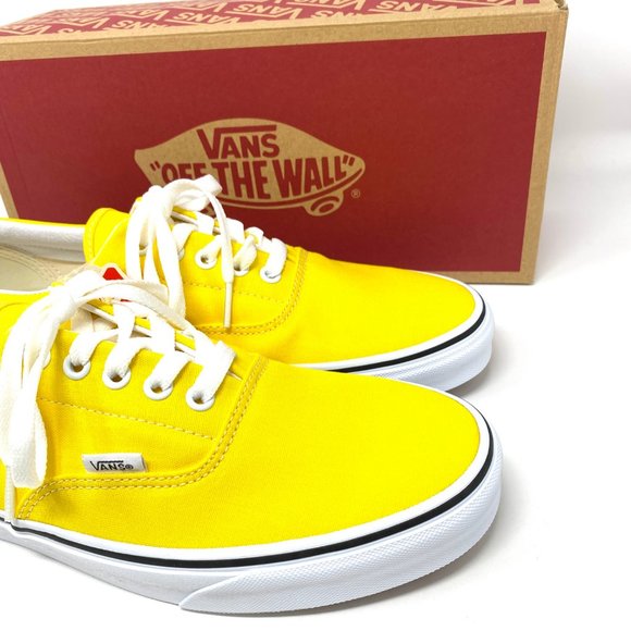 Vans Legendary Era Cyber Yellow Canvas Skate Sneakers Men's Size 9.5 VN0A54F1CA1 - Picture 8 of 11